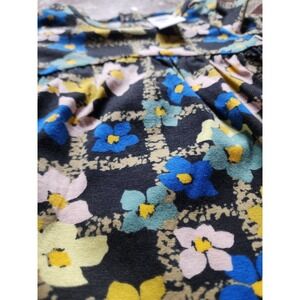 Nordstrom By Cristina Martinez Graphic Black Floral Dress Size 6 M New W Tags